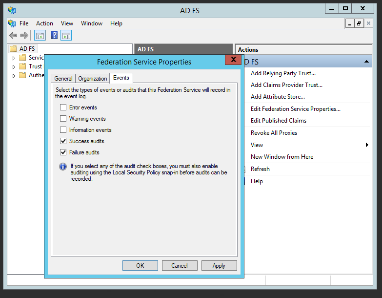 ADFS policy