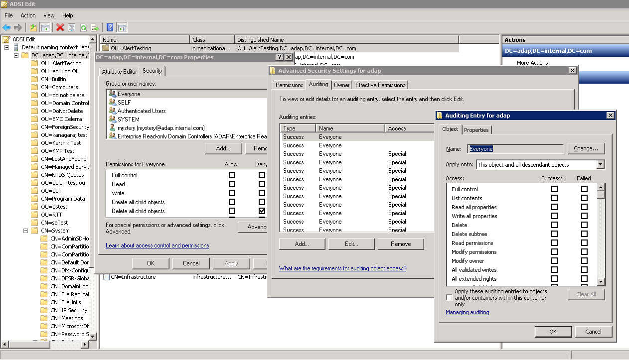 SACL Container Objects